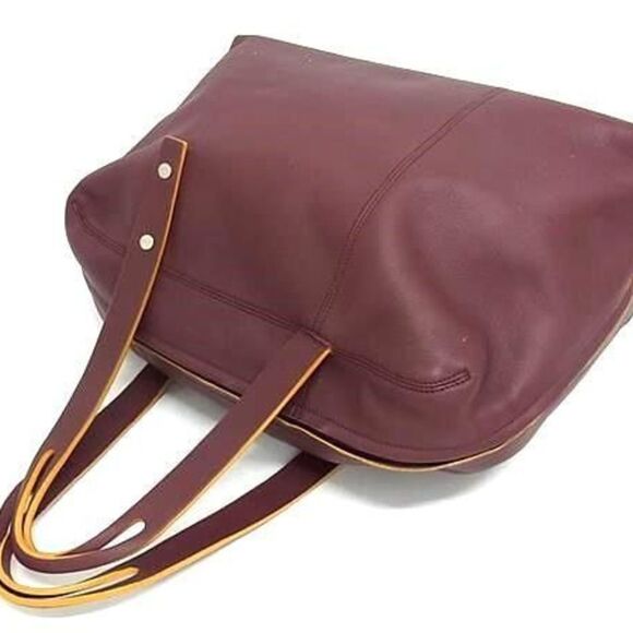 LOEWE Red Leather Pouch - Picture 3 of 6